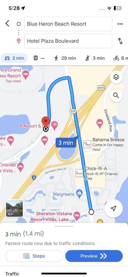 Disney Just 1 And A Quarter Mile Away, Blue Heron 1 Room 2 Bath,Amenities,6 Guests, Walk To Restaurants, No Fees At Check In Ορλάντο Εξωτερικό φωτογραφία