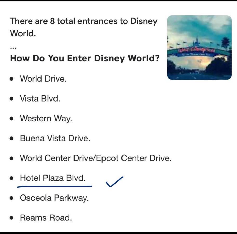 Disney Just 1 And A Quarter Mile Away, Blue Heron 1 Room 2 Bath,Amenities,6 Guests, Walk To Restaurants, No Fees At Check In Ορλάντο Εξωτερικό φωτογραφία